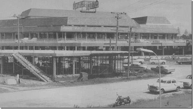 Construction of the Sundale Shopping centre, which opened in 1968. Picture: Supplied 